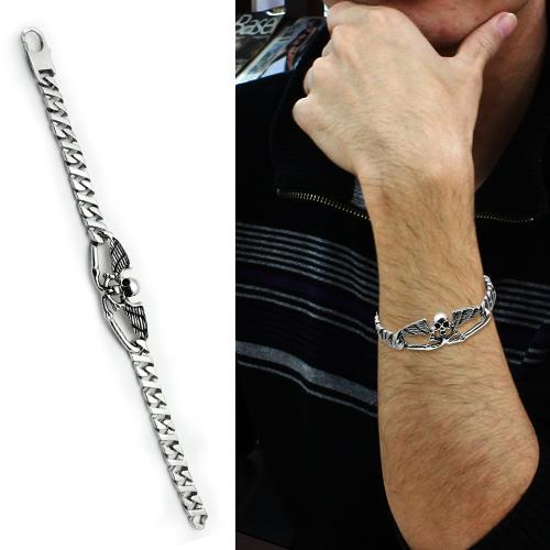 MATK572 - High polished (no plating) Stainless Steel Bracelet with No Stone