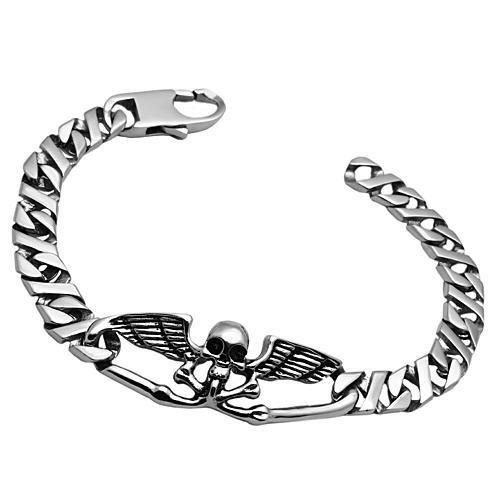 MATK572 - High polished (no plating) Stainless Steel Bracelet with No Stone