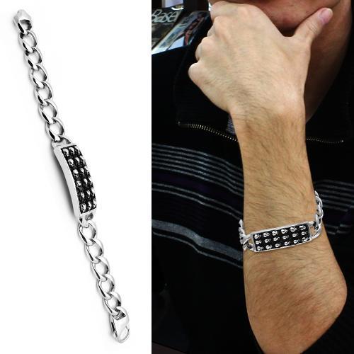 MATK573 - High polished (no plating) Stainless Steel Bracelet with No Stone