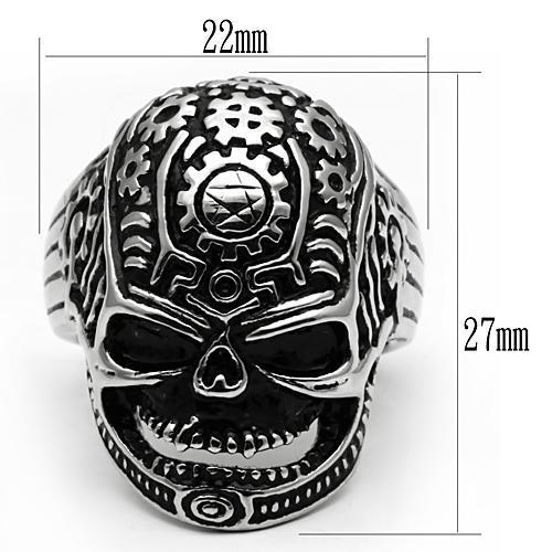 MATK580 - High polished (no plating) Stainless Steel Ring with No Stone
