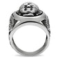 MATK582 - High polished (no plating) Stainless Steel Ring with No Stone