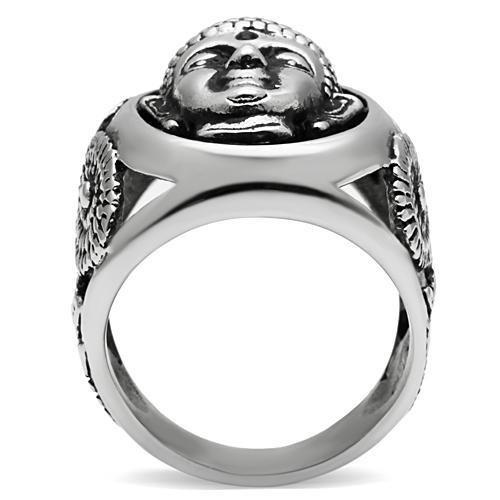 MATK582 - High polished (no plating) Stainless Steel Ring with No Stone