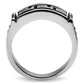 MATK584 - High polished (no plating) Stainless Steel Ring with No Stone
