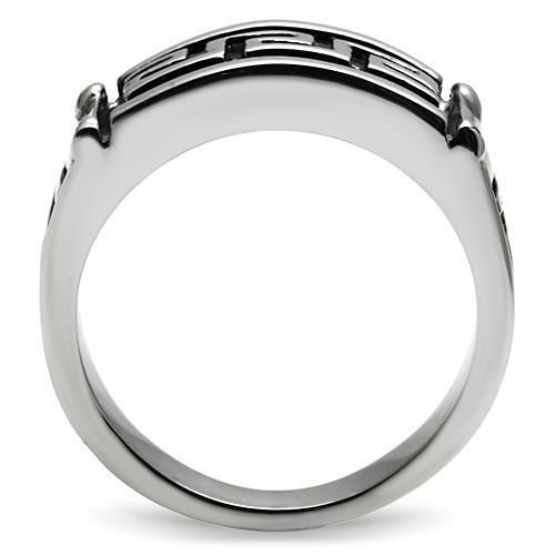 MATK584 - High polished (no plating) Stainless Steel Ring with No Stone