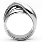 MATK615 - High polished (no plating) Stainless Steel Ring with No Stone