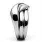 MATK615 - High polished (no plating) Stainless Steel Ring with No Stone