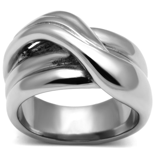 MATK615 - High polished (no plating) Stainless Steel Ring with No Stone