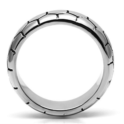 MATK619 - High polished (no plating) Stainless Steel Ring with No Stone
