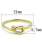 MATK630G - IP Gold(Ion Plating) Stainless Steel Ring with No Stone