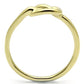 MATK630G - IP Gold(Ion Plating) Stainless Steel Ring with No Stone