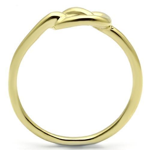 MATK630G - IP Gold(Ion Plating) Stainless Steel Ring with No Stone
