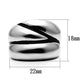 MATK633 - High polished (no plating) Stainless Steel Ring with No Stone