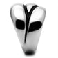 MATK633 - High polished (no plating) Stainless Steel Ring with No Stone