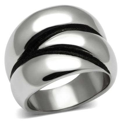 MATK633 - High polished (no plating) Stainless Steel Ring with No Stone