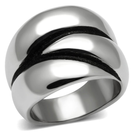 MATK633 - High polished (no plating) Stainless Steel Ring with No Stone