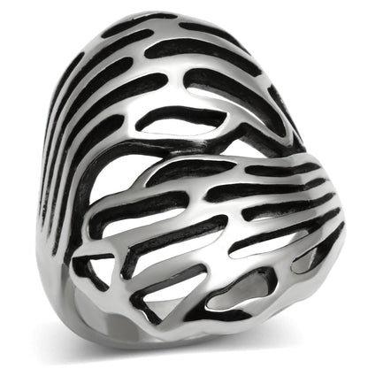 MATK636 - High polished (no plating) Stainless Steel Ring with No Stone