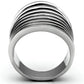 MATK665 - High polished (no plating) Stainless Steel Ring with No Stone