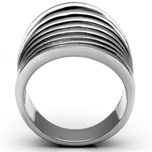 MATK665 - High polished (no plating) Stainless Steel Ring with No Stone