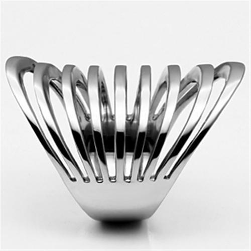 MATK665 - High polished (no plating) Stainless Steel Ring with No Stone