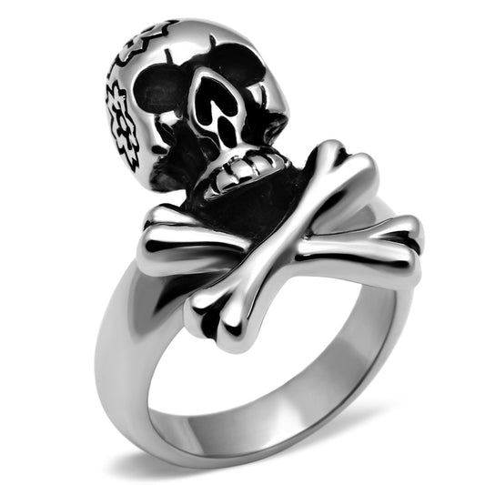 MATK667 - High polished (no plating) Stainless Steel Ring with No Stone