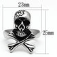 MATK667 - High polished (no plating) Stainless Steel Ring with No Stone