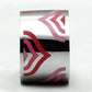 MATK678 - High polished (no plating) Stainless Steel Ring with Epoxy  in Multi Color