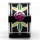 MATK683 - High polished (no plating) Stainless Steel Ring with Epoxy  in Multi Color