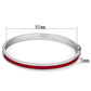 MATK744 - High polished (no plating) Stainless Steel Bangle with Epoxy  in Siam