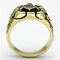 MATK778 - IP Gold(Ion Plating) Stainless Steel Ring with No Stone