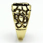 MATK778 - IP Gold(Ion Plating) Stainless Steel Ring with No Stone