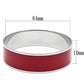 MATK785 - High polished (no plating) Stainless Steel Bangle with Epoxy  in Siam
