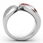 MATK815 - High polished (no plating) Stainless Steel Ring with Epoxy  in Multi Color