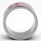 MATK820 - High polished (no plating) Stainless Steel Ring with Epoxy  in Multi Color