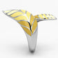 MATK837 - High polished (no plating) Stainless Steel Ring with Epoxy  in Multi Color