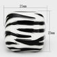 MATK848 - High polished (no plating) Stainless Steel Ring with Epoxy  in Multi Color