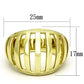 MATK858 - IP Gold(Ion Plating) Stainless Steel Ring with No Stone