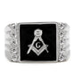 MATK8X030 - High polished (no plating) Stainless Steel Ring with AAA Grade CZ  in Clear