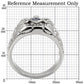 MATK8X039 - High polished (no plating) Stainless Steel Ring with No Stone
