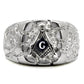 MATK8X039 - High polished (no plating) Stainless Steel Ring with No Stone