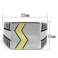MATK950 - Two-Tone IP Gold (Ion Plating) Stainless Steel Ring with Epoxy  in Jet