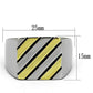 MATK952 - Two-Tone IP Gold (Ion Plating) Stainless Steel Ring with No Stone
