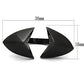 MATK990 - IP Black(Ion Plating) Stainless Steel Ring with No Stone