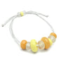MAVL022 -  Resin Necklace with Synthetic Synthetic Stone in Multi Color