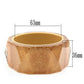 MAVL027 -  Resin Bangle with Synthetic Synthetic Stone in Brown