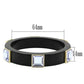 MAVL031 - IP Gold(Ion Plating) Brass Bangle with Synthetic Acrylic in Light Amethyst