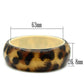 MAVL034 -  Resin Bangle with Synthetic Synthetic Stone in Animal pattern