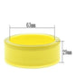 MAVL042 -  Resin Bangle with Synthetic Synthetic Stone in Citrine Yellow