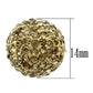 MAVL057 - Rhodium Brass Chain Pendant with Top Grade Crystal  in Topaz